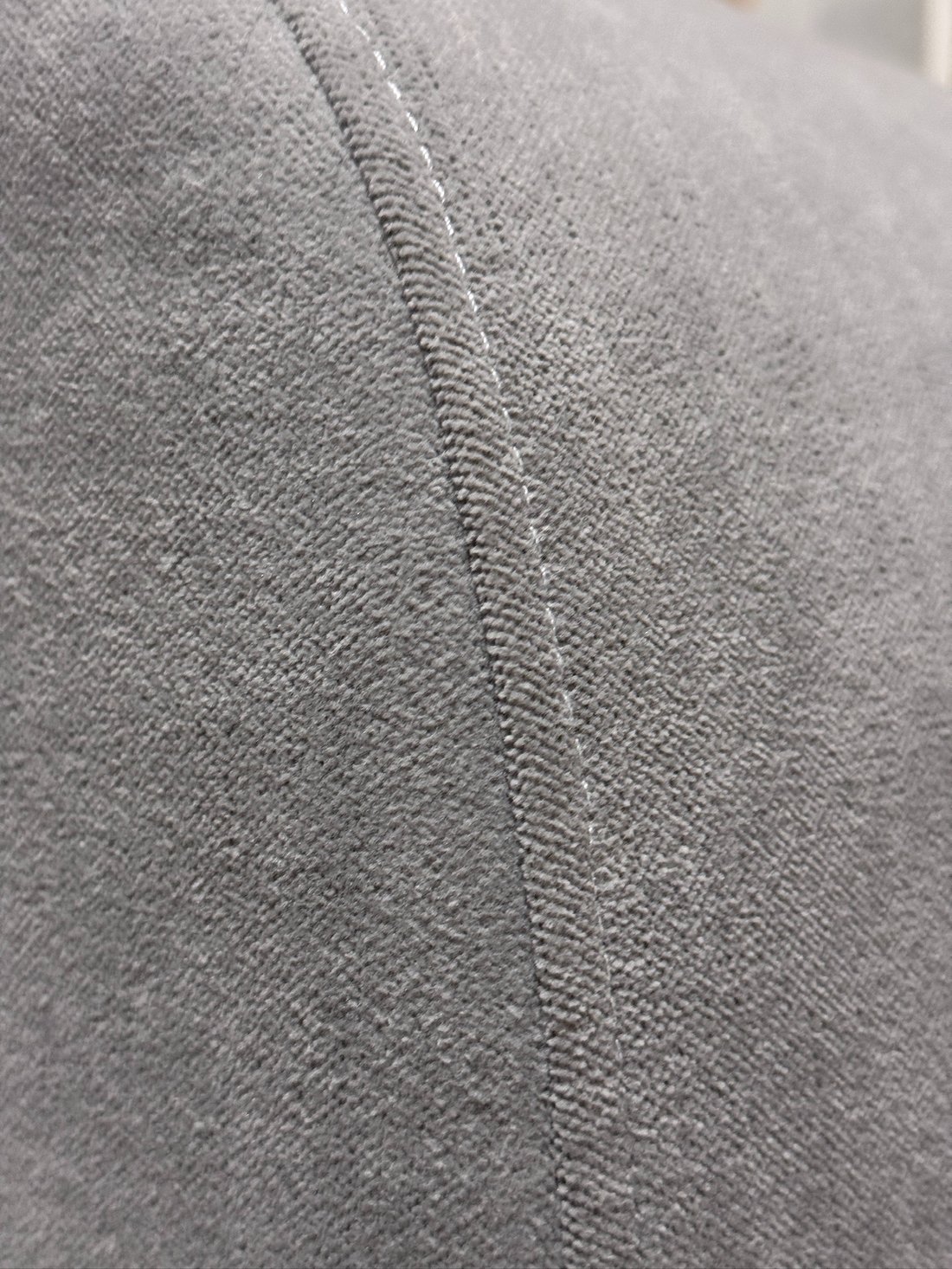 Bespoke upholstery, stitched seam detail